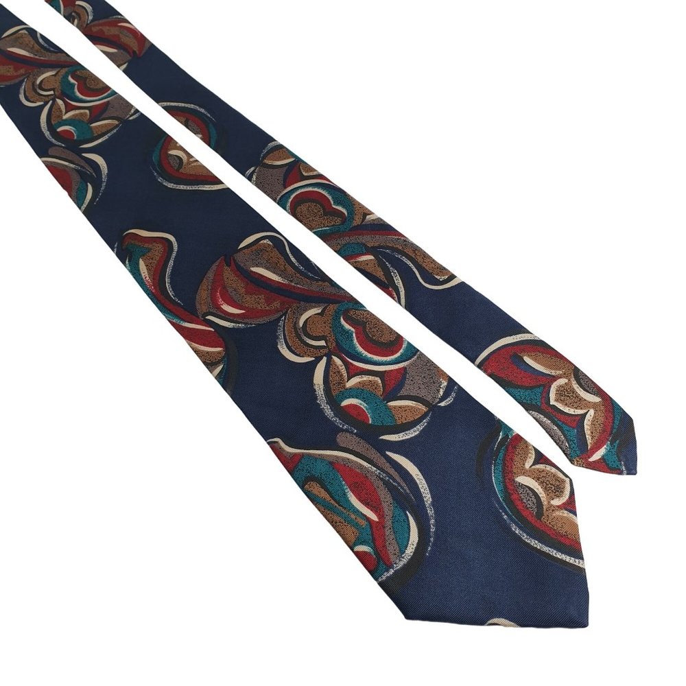 Harve Benard Vintage Men Necktie Tie Designer Accessory Work Office Dad Gift